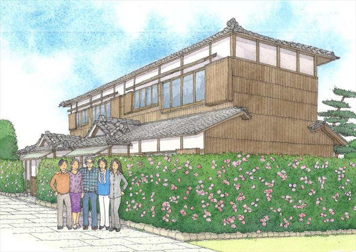 資料を広げて話し合う二人の男性